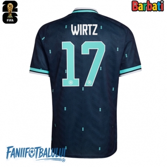 Germania Florian Wirtz #17 Tricou Fotbal Replică Mondial 2026 Barbati Deplasare